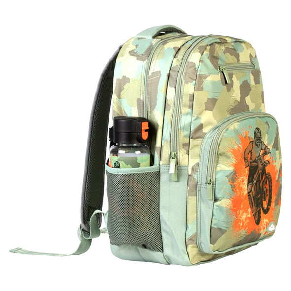 Camo Biker Big Kids Backpack 45 x 35 x 18cm Spencil Camo Biker Big Kids Backpack 45 x 35 x 18cm Spencil