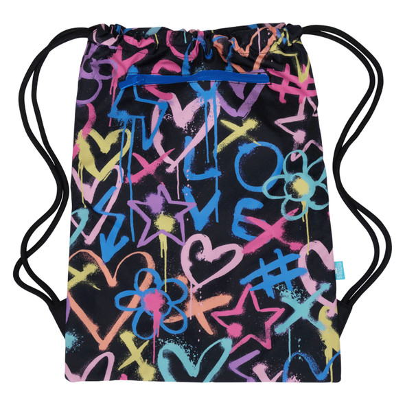 Spencil Big Drawstring Bag 50 x 37 x 2cm Pack of 3 Hearts and Crosses Spencil Big Drawstring Bag 50 x 37 x 2cm Pack of 3 Hearts and Crosses