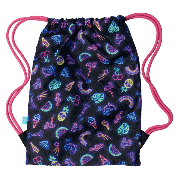 Spencil Neon Party Big Drawstring Bag 50 x 37 x 2cm Pack of 3 Spencil Neon Party Big Drawstring Bag 50 x 37 x 2cm Pack of 3