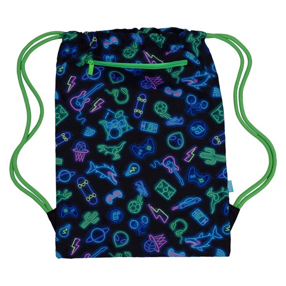 Spencil Big Drawstring Bag 50 x 37 x 2cm Pack of 3 Neon Life Spencil Big Drawstring Bag 50 x 37 x 2cm Pack of 3 Neon Life