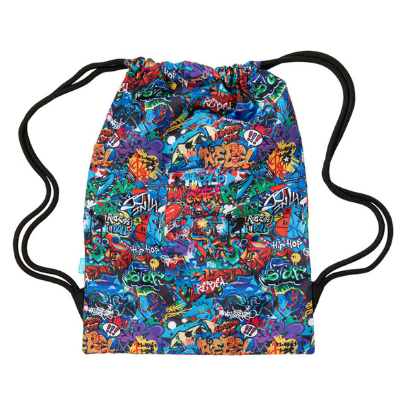 Spencil Street Art Big Drawstring Bag 50 x 37 x 2cm Pack of 3 Spencil Street Art Big Drawstring Bag 50 x 37 x 2cm Pack of 3