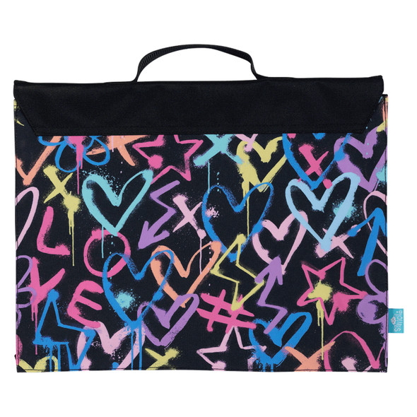 Spencil Library Bag 30 x 37 x 3cm Pack of 3 Hearts and Crosses Spencil Library Bag 30 x 37 x 3cm Pack of 3 Hearts and Crosses