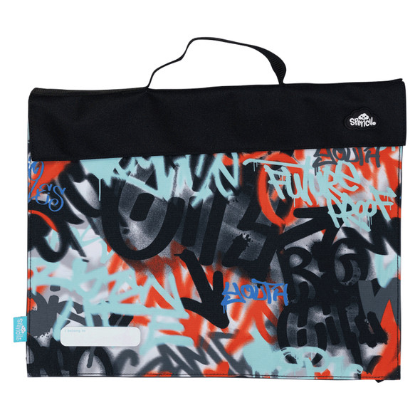 Spencil Urban Scrawl Library Bag 30 x 37 x 3cm Pack of 3 Spencil Urban Scrawl Library Bag 30 x 37 x 3cm Pack of 3