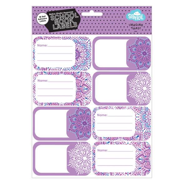 Spencil Sweet Hearts Book Labels Pack 16 Box of 6 Spencil Sweet Hearts Book Labels Pack 16 Box of 6