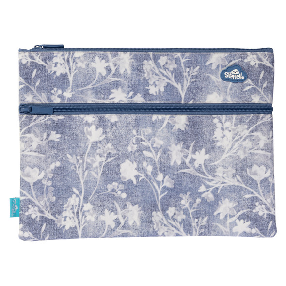 Spencil Denim Daze A4 Twin Zip Pencil Case Spencil Denim Daze A4 Twin Zip Pencil Case