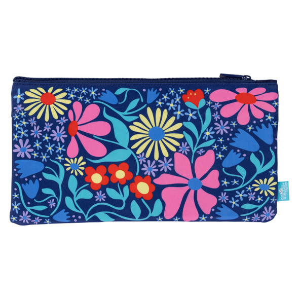 Spencil Twin Zip Pencil Case Flower Fun Spencil Twin Zip Pencil Case Flower Fun