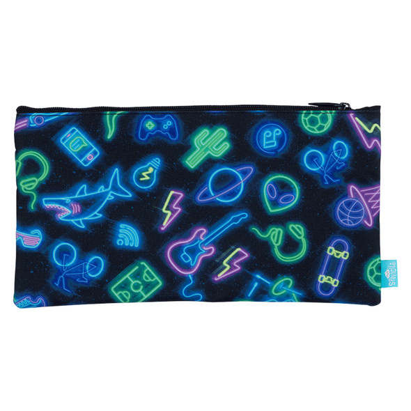 Spencil Twin Zip Pencil Case Neon Life Spencil Twin Zip Pencil Case Neon Life