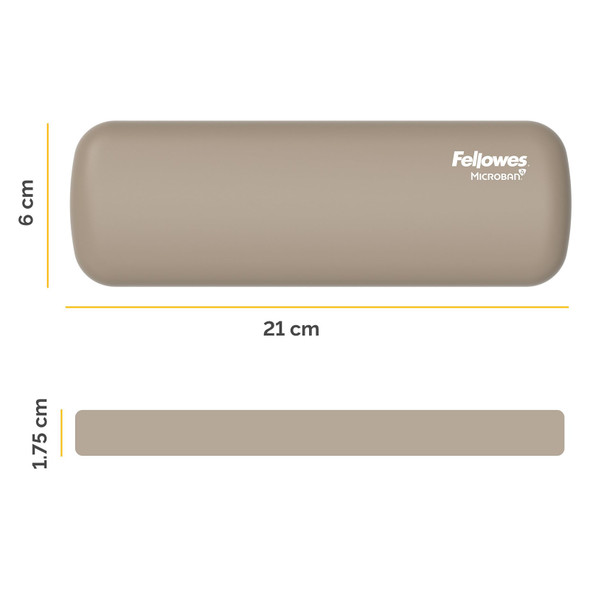 Fellowes Breyta Sand Palm Wrist Rest