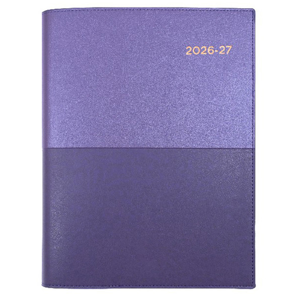 Collins Vanessa Financial Year Diary 2026-2027 A5 Week To A View Purple