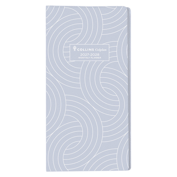 Collins Colplan Planner Diary 2027-2028 B6/7 Month To A View Grey