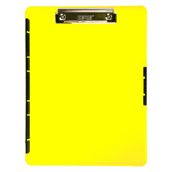 Dexas Slimcase Side Open Clipboard Neon Yellow