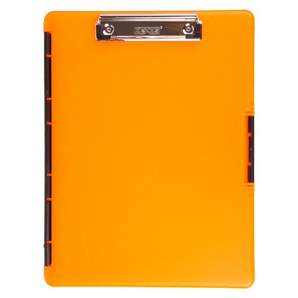 Dexas Slimcase Side Open Clipboard Neon Orange