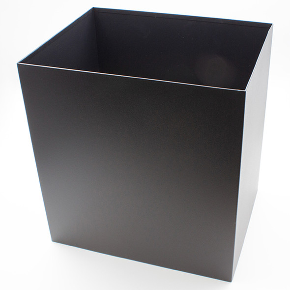 Compass 14L Rectangular Dual Chamber Bin Powder Coated Black Pack of 4