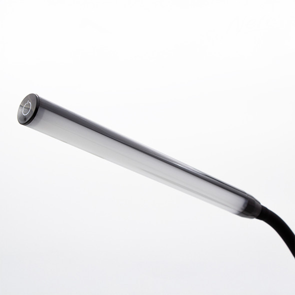 Nero Flexi Black LED Lamp with Wireless Charging