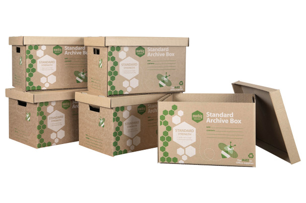 Marbig Enviro Standard Brown Archive Box Carton of 20
