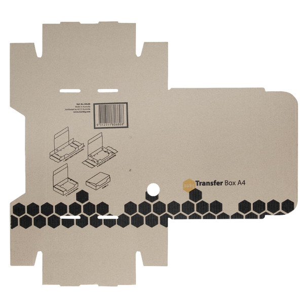 Marbig Enviro Transfer Box A4 Brown Carton of 25