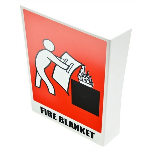 Bantex Fire Blanket Location Sign Angled | Its A Mega Thing