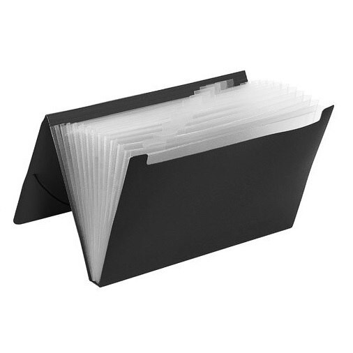 Marbig Tough Expanding Wallet Polypropylene Enviro Black