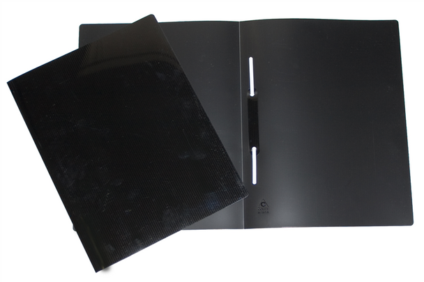 Harlequin H-161A Report Cover Translucent with Fitting Polypropylene A4 30 Sheet 80gsm 307mm x 235mm Black Pack 10