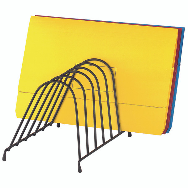 Marbig Step File Wire Organiser Angled Black