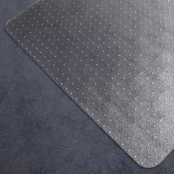 Marbig Chairmat Tuffmat Polycarbonate Large Rectangle 120 x 150cm Clear