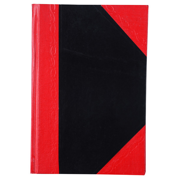 Cumberland FC6510 Black & Red Notebook Original A6 100 Leaf Ruled | Mega Office Supplies