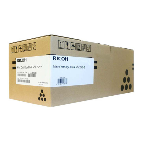Ricoh 407720 SPC252 Toner Cartridge Black 6500 Pages