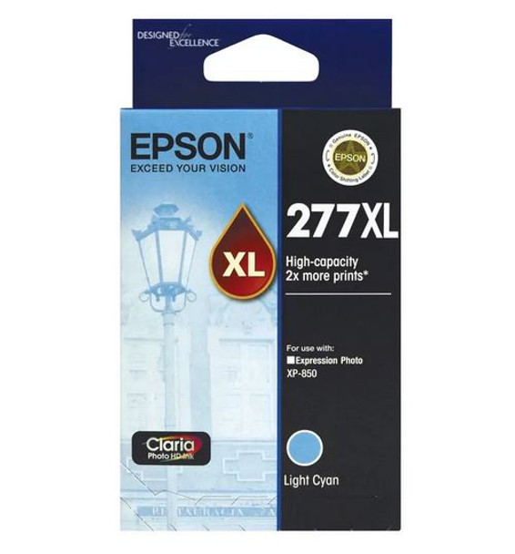 Epson C13T278592 277Xl High Yield Ink Cartridge Claria Photo Hd Light Cyan | Its A Mega Thing