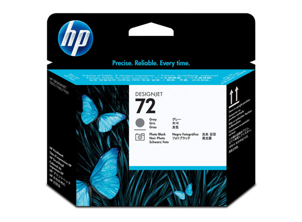 HP 72 DesignJet Printhead Grey and Photo Black
