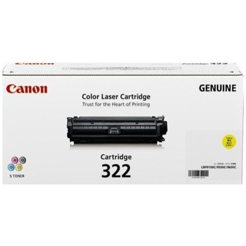 Canon CART322 Toner Cartridge 7500 Pages Yellow