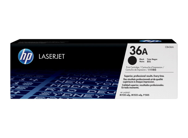 HP 36A Original LaserJet Toner Cartridge Black 2000 Pages