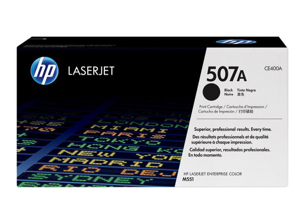 HP 507A Original LaserJet Toner Cartridge Black 5500 Pages