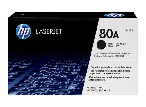HP 80A Original LaserJet Toner Cartridge Black 2700 Pages