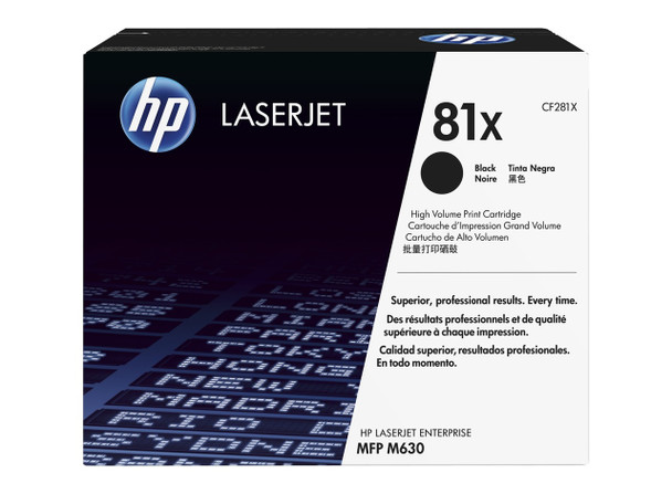 HP Cf281X #81X High Yield Original Laserjet Toner Cartridge 25000 Pages - Black | Its A Mega Thing