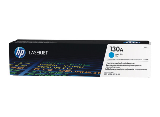 HP 130A Original LaserJet Toner Cartridge Cyan 1000 Pages