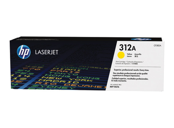 HP Cf382A #312A Original Laserjet Toner Cartridge 2700 Pages - Yellow | Its A Mega Thing