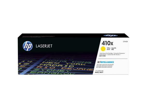 HP 410X High Yield Original LaserJet Toner Cartridge Yellow 5000 Pages