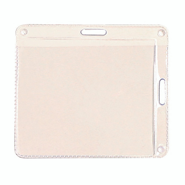 Rexel Card Holder Portrait Landscape 105 x 90mm Clear Pack of 10