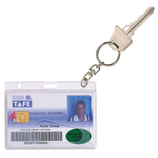 Rexel #9801912 Fuel Rigid Card Holder With Key Ring - Pack Of 10 Clear - Rexel snap lock, Rexel holder, Rexel key ring, Rexel officeworks | It's A Mega Thing