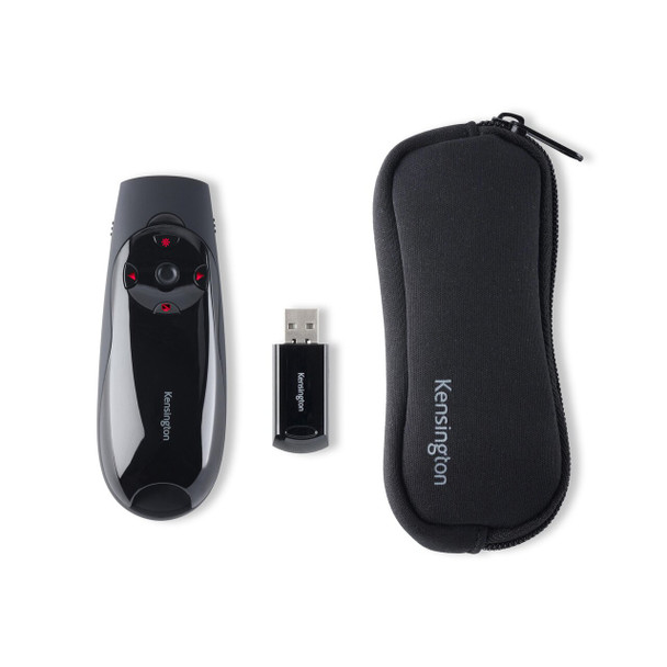 Kensington Black Presenter Expert Wireless with Red Laser