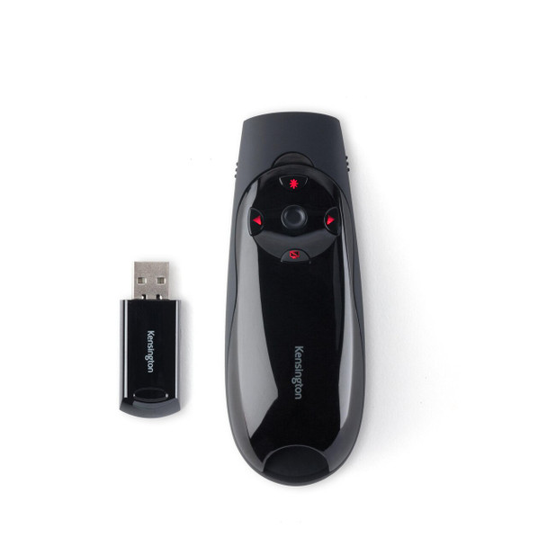 Expert Presenter with Red Laser Black Kensington Wireless