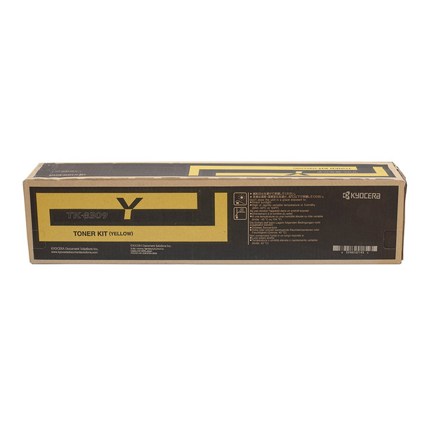 Kyocera TK8309Y Toner Cartridge Yellow 15000 Pages