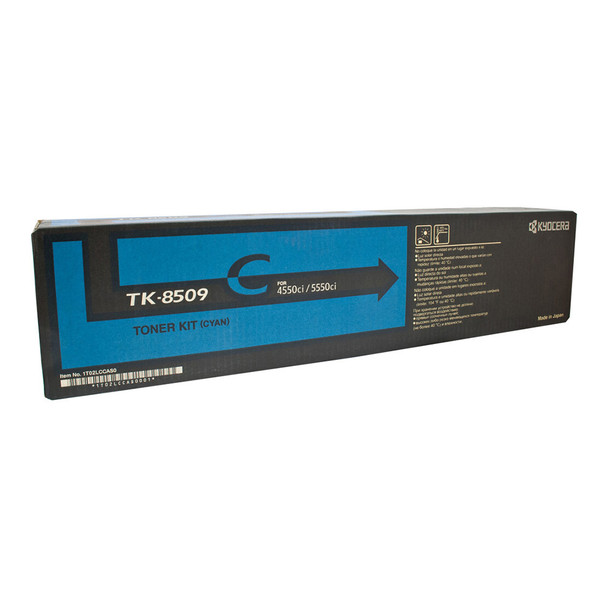Kyocera TK8509C Toner Cartridge Cyan 30000 Pages
