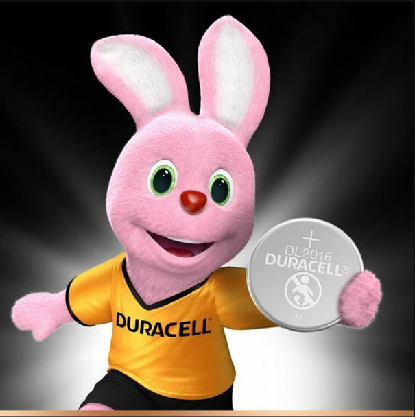 Duracell DL2016B Lithium Coin 2016 Batteries 3V Pack of 2