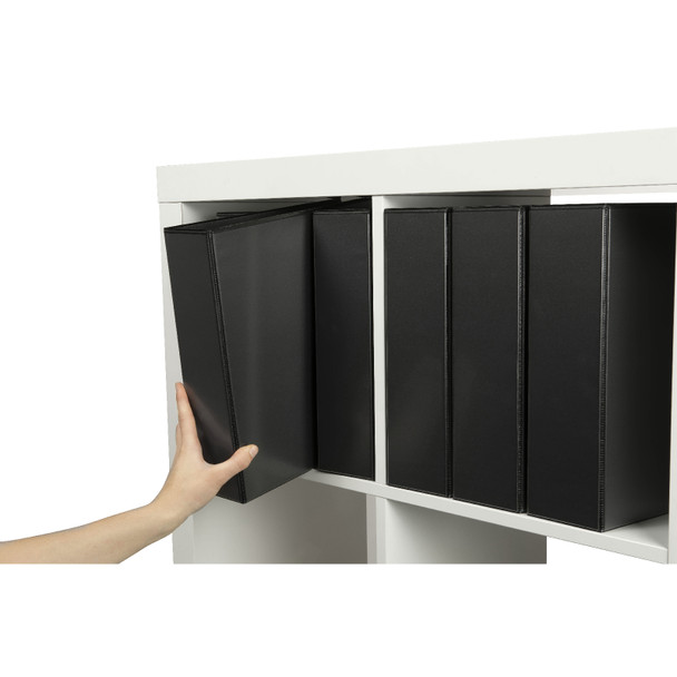 Marbig A4 Clearview Lever Arch File Black Box of 15