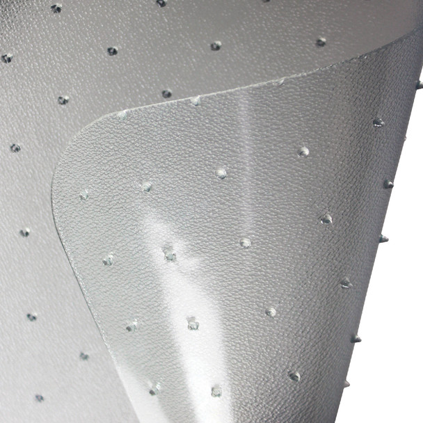 Marbig Rectangle Tuffmat Polycarbonate Chairmat Small 90 x 120cm Clear