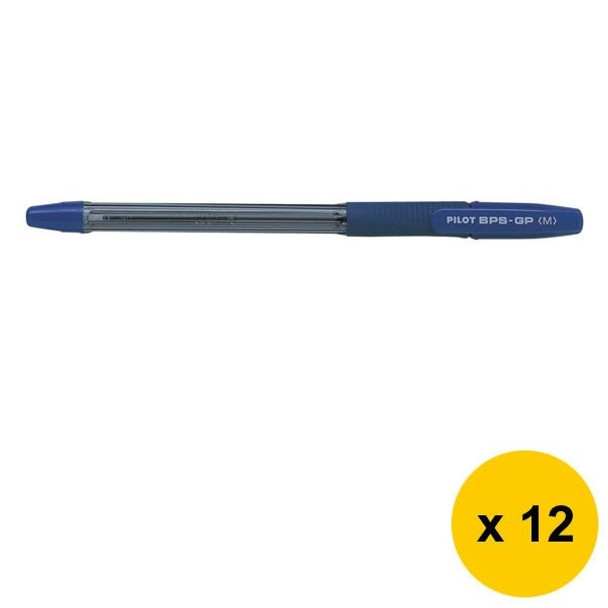 Pilot BPS-GP-M-L Ballpoint Pen Medium 1.0Mm Blue Box Of 12 | Its A Mega Thing