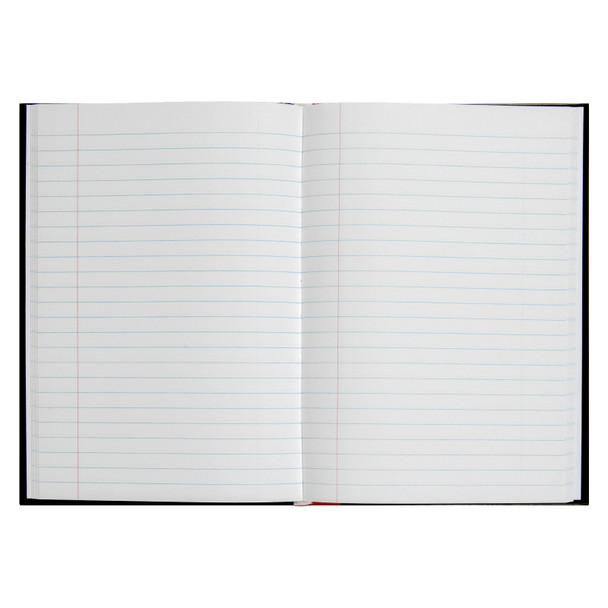 Marbig A5 Notebook 200 Page Red Black