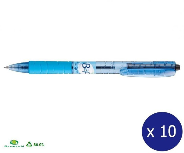 Pilot BegreeN B2P Grip Retractable Ballpoint Pen Medium Black Box of 10