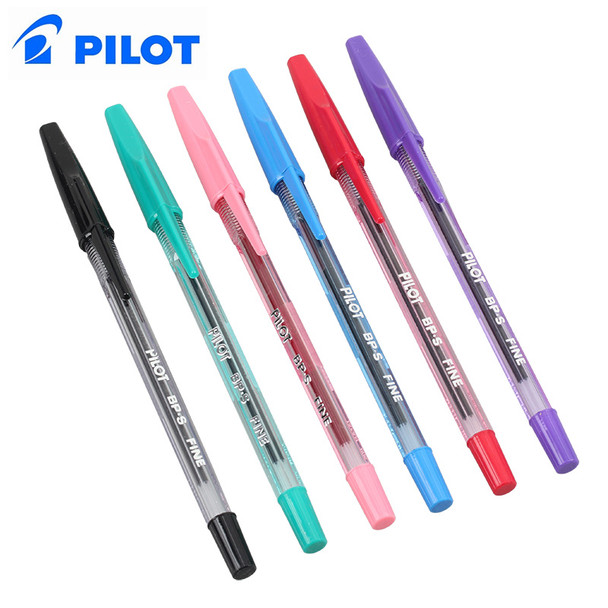 Pilot Green BP-S The Better Ballpoint Stick Pen Fine Box of 12